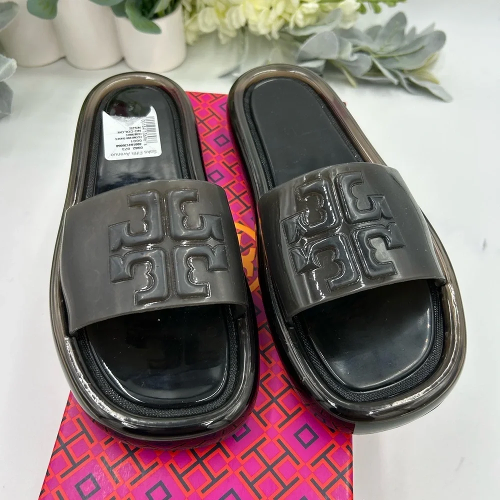 Women's Tory Burch bubble jelly slide sandal size 7